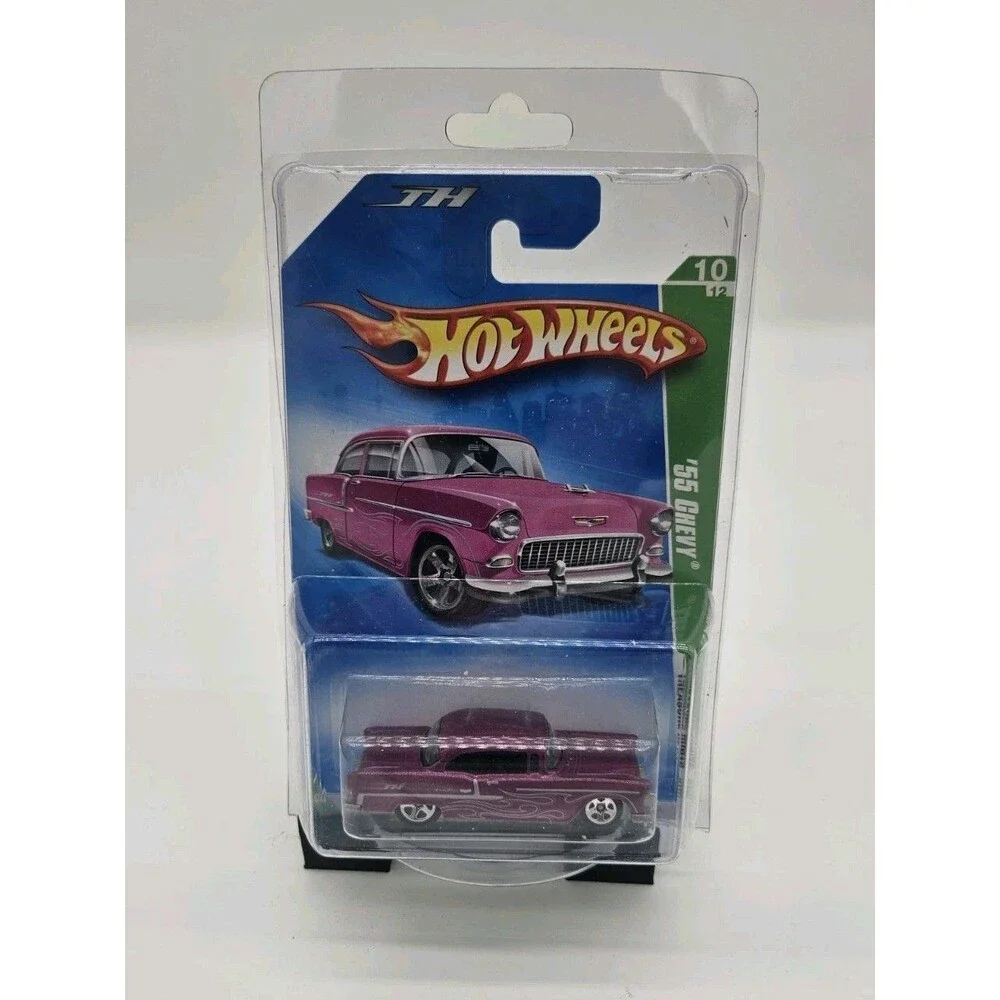 Hot Wheels 2009 Treasure Hunt '55 Chevy #10/12 pink 1:64 Diecast Car